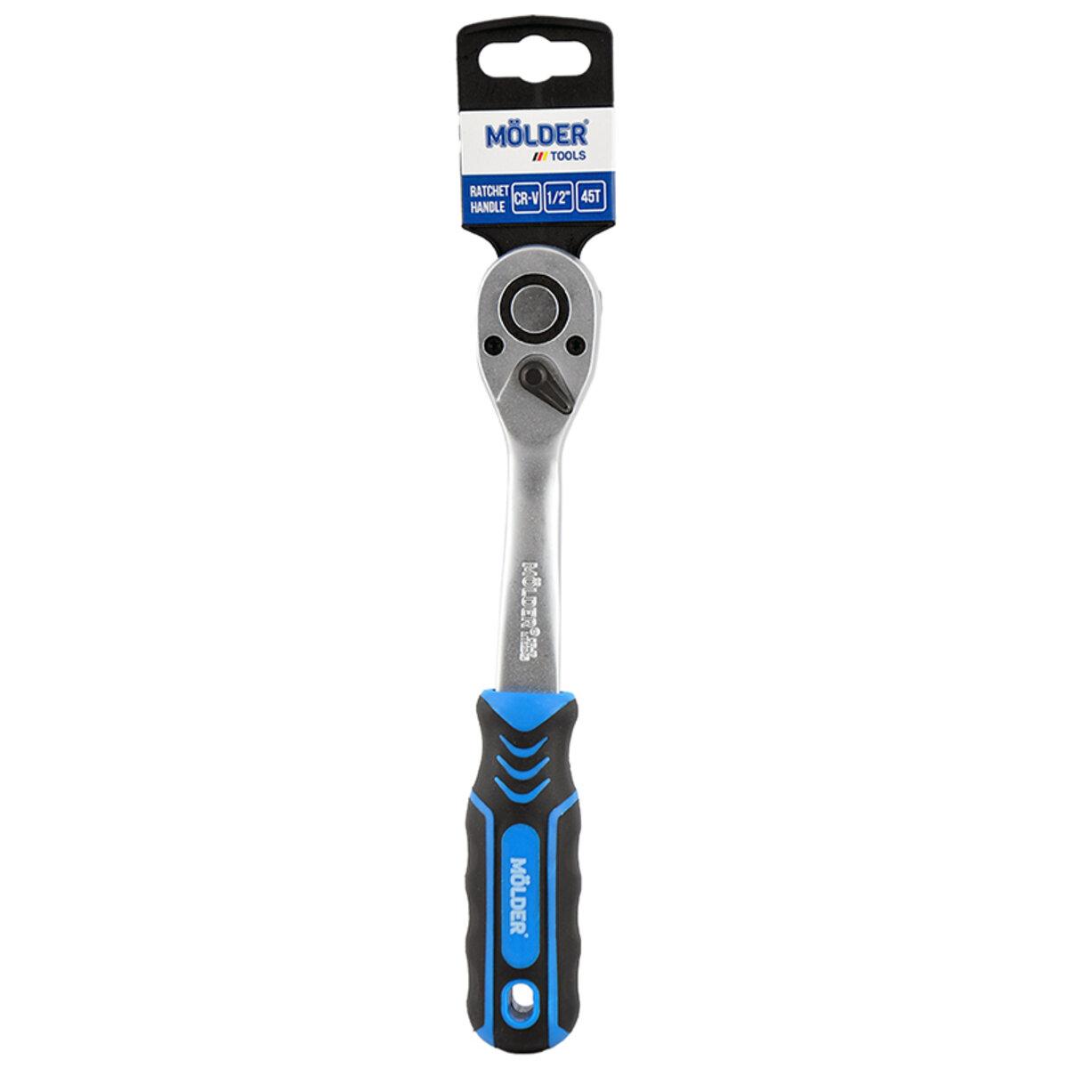 Тріскачка під головки Cr-V, 1/2", 45 зубів Molder MT62045
