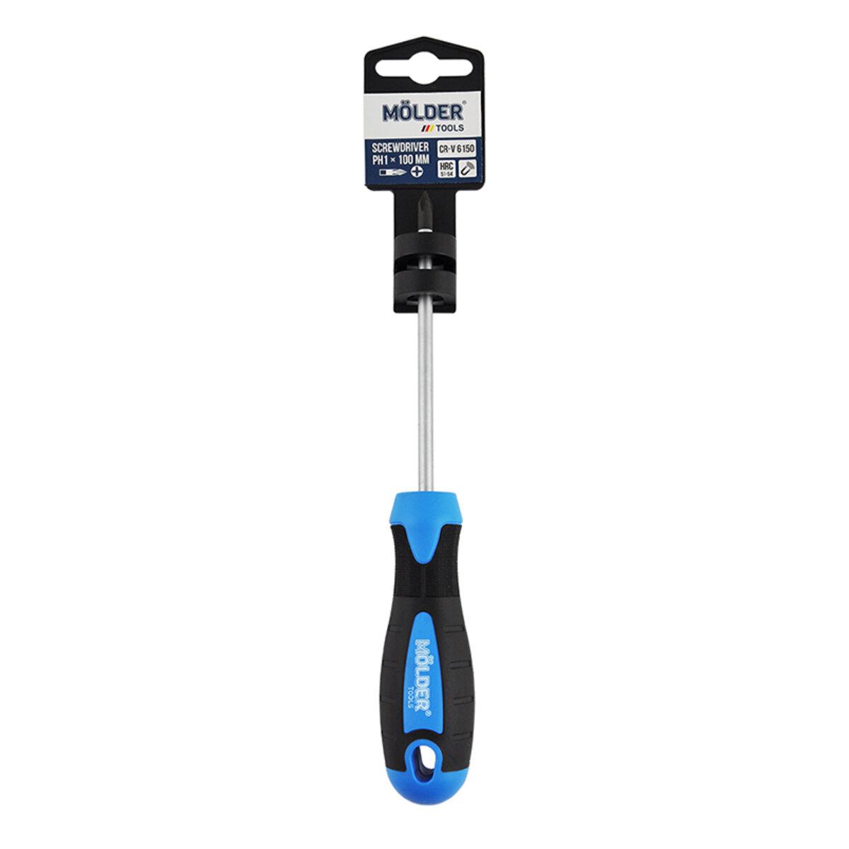 Хрестова викрутка, PH1x100mm Molder MT32105