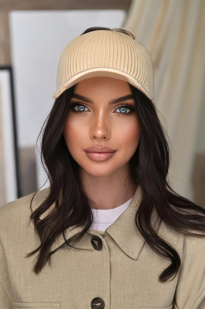 Пов'язка з козирком колір світлий беж