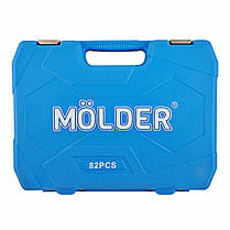 Набір інструменту 82ед 1/2", 1/4", CR-V Molder MT60082, фото 4
