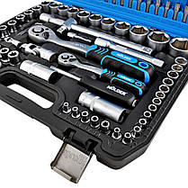 Набір головок з тріскачками 108 од 1/2", 1/4", CR-V Molder MT60108, фото 6