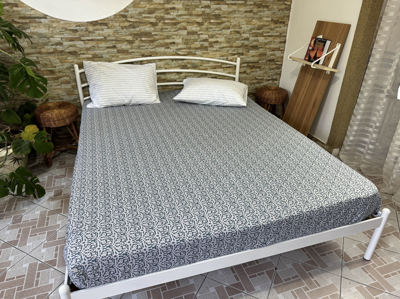 Простирадло на гумці. Бязь Простирадло на гумці. Бязь