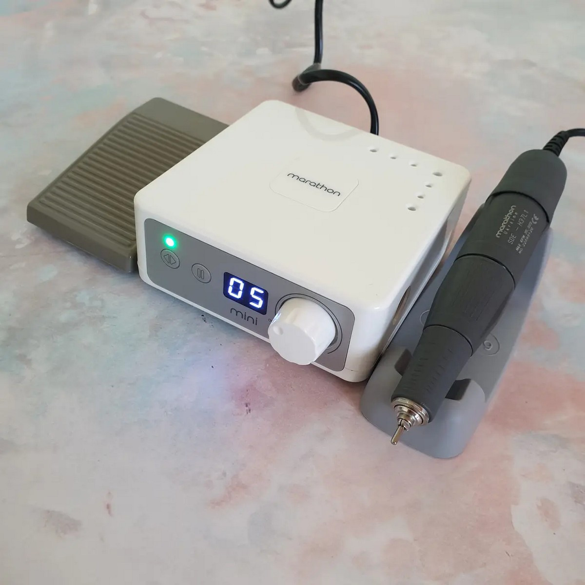 Фрезер для манікюру і педикюру Saeyang Marathon K-35 mini New/H37L1 (Офіціал, оригінал), фото 1