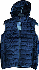 Жилет для підлітків на синтепоні синiй (р-ри: 38-46) D02-2 вир-во Китай.