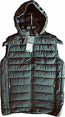 Жилет для підлітків на синтепоні хакi (р-ри: 38-46) D02-6 вир-во Китай.
