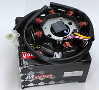 Статор генератора Suzuki LETS 1-2 (7 котушок, 4 дроти) "MotoTech" Taiwan