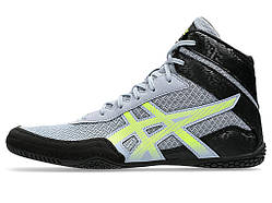 Борцовки Asics Matсontrol 3 Grey Blue/Safety Yellow 1081A053-400