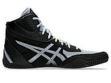 Борцовки Asics Matсontrol 3 Grey Blue/Safety Yellow 1081A053-400, фото 2