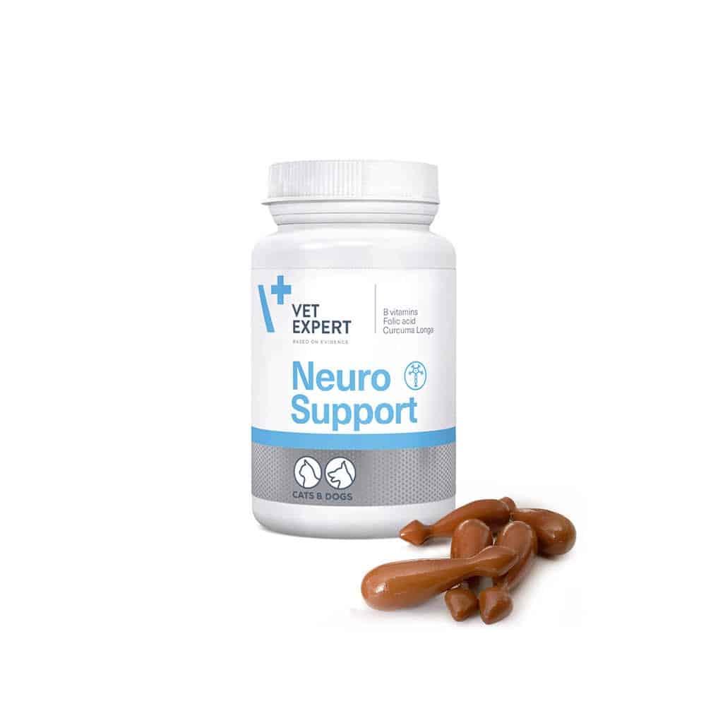 Харчова добавка для підтримки нервової системи у собак та котів, Vet Expert NeuroSupport 45 капс.
