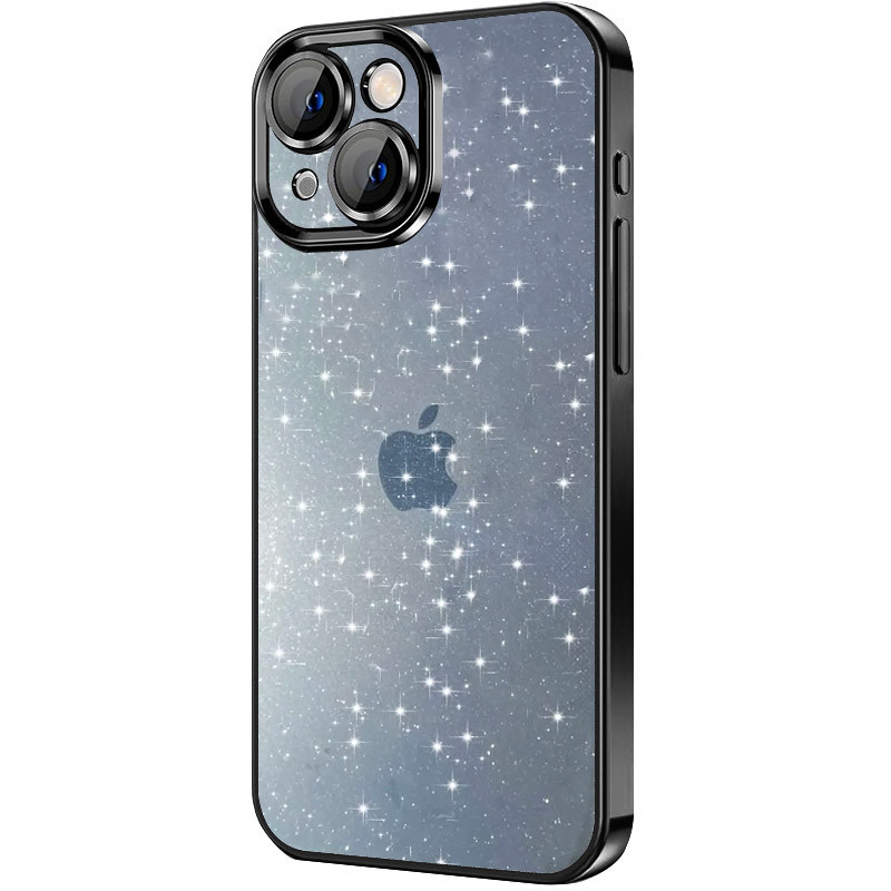 Чохол TPU+PC Glittershine для Apple iPhone 14 (6.1") Black, фото 1