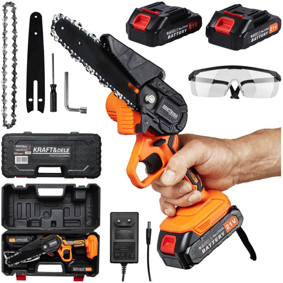 Акумуляторна електропила міні Kraft&Dele KD10626