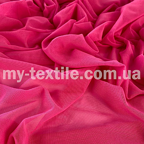 Сітка стрейч 150 см однотонна Світла малина