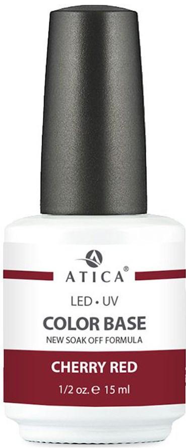 Color Base Atica Gel Cherry Red (soak off) 15 мл