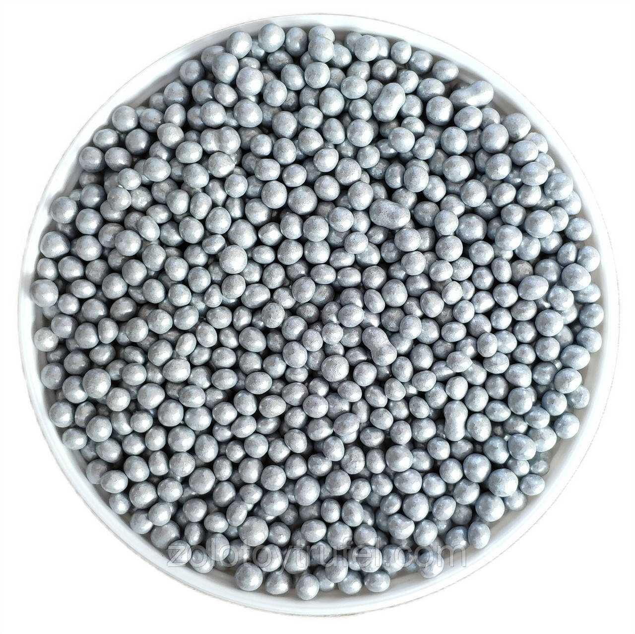 Срібні рисові кульки 3 мм, 25 г, фото 1