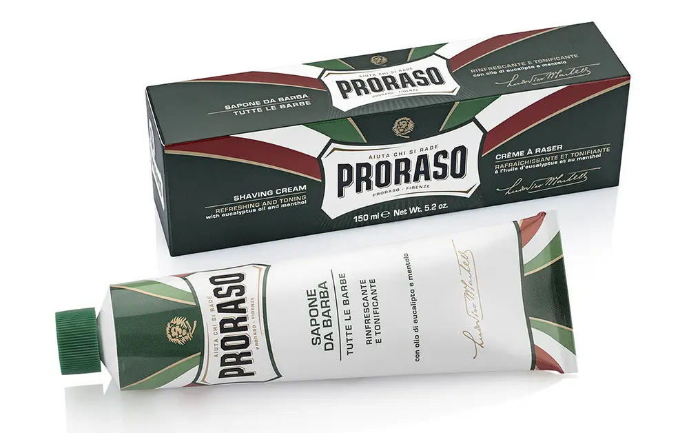 Крем для гоління Proraso з ментолом та евкаліптом 150 мл