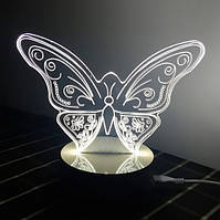 Butterfly: Оптический обман, превращающий 2D светильник в 3D