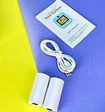 Фотоапарат принтер C 64270 7P Bluetooth, підтримка TF карти, фото, відеозапис, друк, ігри, кольоровий екран, фото 6