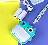 Фотоапарат принтер C 64270 7P Bluetooth, підтримка TF карти, фото, відеозапис, друк, ігри, кольоровий екран, фото 4