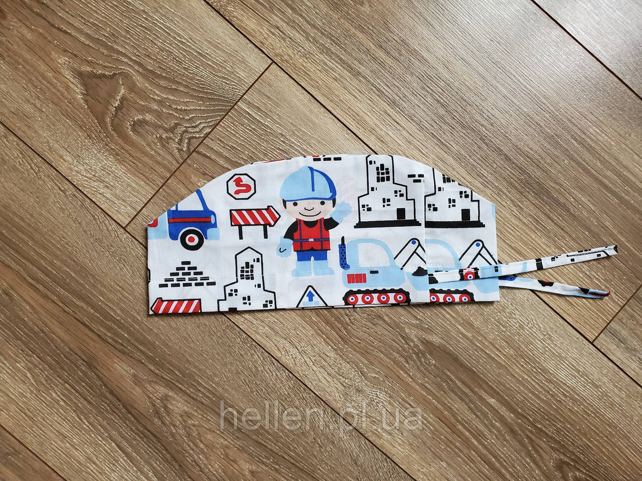 Принтована медична шапочка "Будівельники"