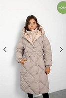 Куртка пальто зимова для дівчинки 128-152 см