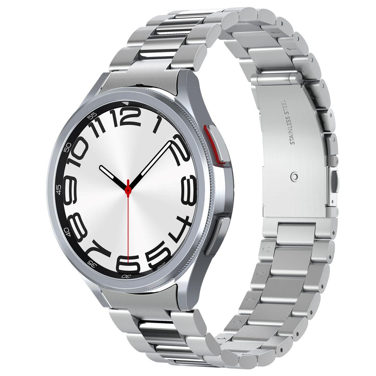 Ремінець Spigen Modern Fit Band 316L до Samsung Galaxy Watch 6 Classic 47mm Siver (AMP06489)