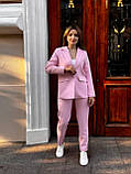 Жіночий стильний костюм брючний новинка 2024, фото 2