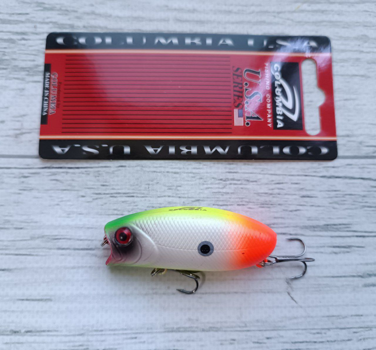 Воблер попер Columbia Lucky Craft Malas 57мм 9гр