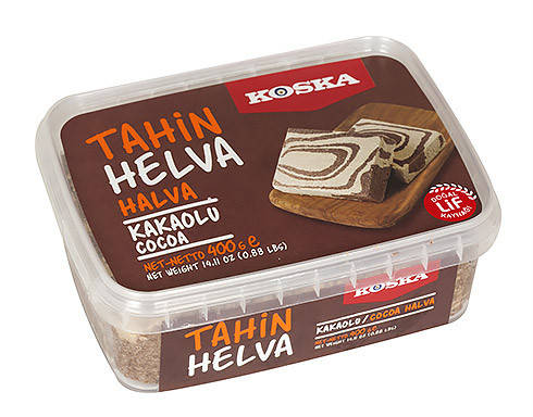 Тахінна (кунжутна) халва з какао Koska, 400 г, фото 1