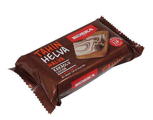 Тахінна (кунжутна) халва з какао Koska, 200 г, фото 1