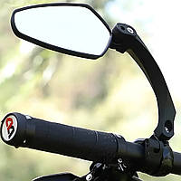 Велосипедное зеркало заднего вида на руль, Левое, Прямоугольное, 1 шт / Зеркало заднего вида для велосипеда