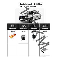 Комплект фільтрів Dacia Logan I 1.0 Hi-Flex (2011-2012) WIX