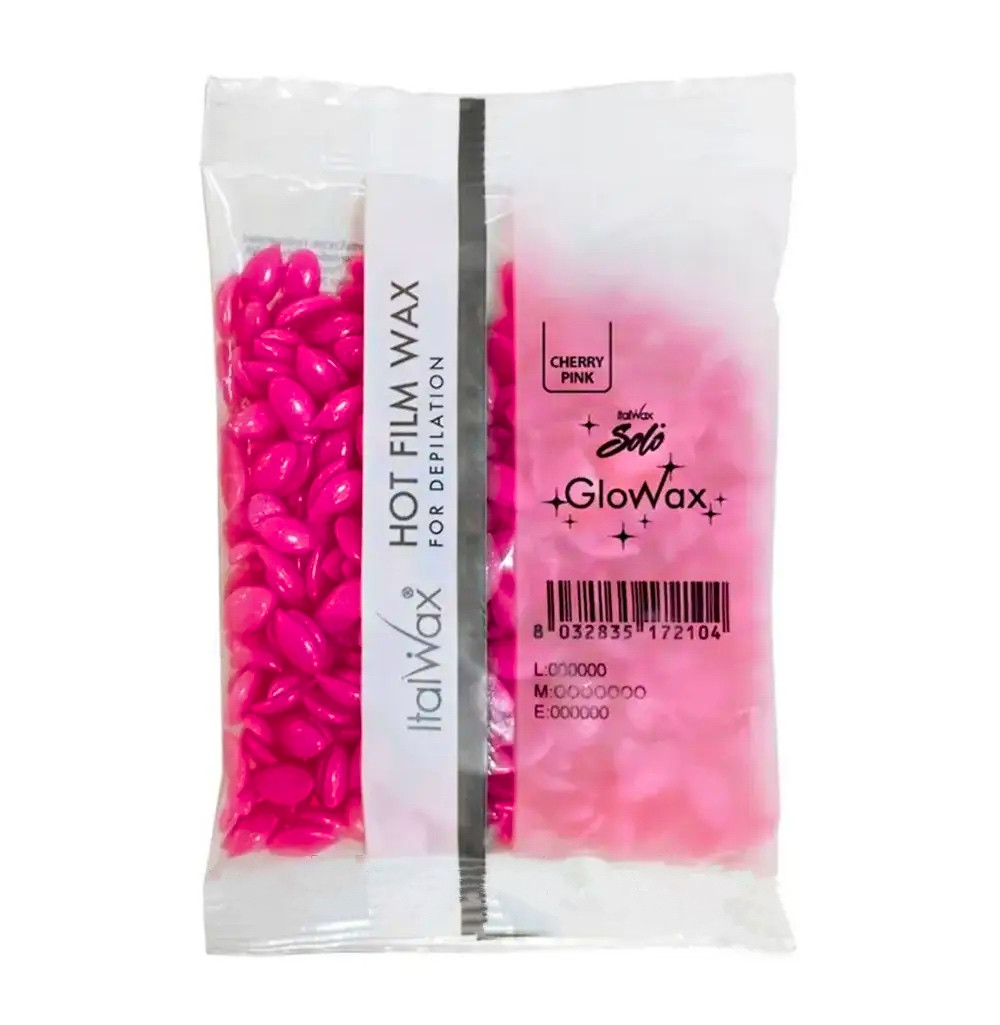 Гарячий віск в гранулах ItalWax Glowax Рожева вишня, 100 гр