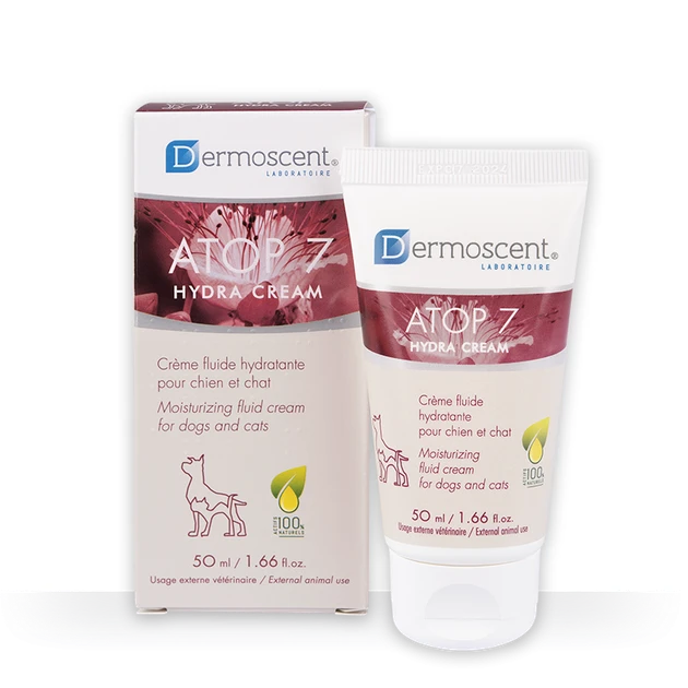 Зволожуючий крем-флюїд для котів та собак Dermoscent ATOP 7® Hydra Cream 50 мл