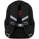 Рюкзак шкільний каркасний для хлопчика, ортопедична спинка GO24-597M-6 GoPack, фото 3