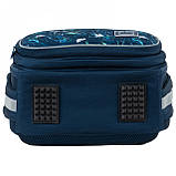 Рюкзак шкільний каркасний для хлопців, ортопедична спинка 2 відділення GO24-597M-7 GoPack, фото 10