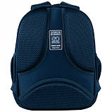 Рюкзак шкільний каркасний для хлопців, ортопедична спинка 2 відділення GO24-597M-7 GoPack, фото 4