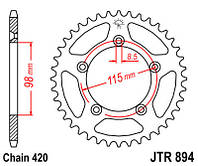 Задняя звезда JT JTR894.48