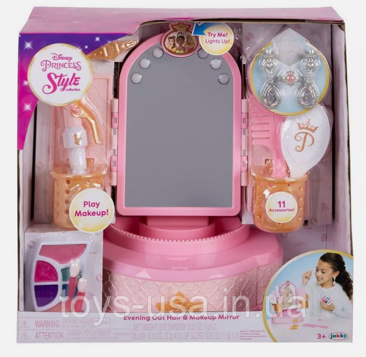Уцінка Набір дитячої косметики туалетний столик Disney Princess Style Collection Tabletop Makeup Vanity, фото 1