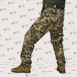 Тактичні штани спрощеного покрою в камуфляжі ММ-14 рип-стоп, фото 4