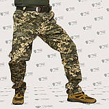 Тактичні штани спрощеного покрою в камуфляжі ММ-14 рип-стоп, фото 6