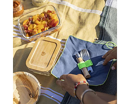 Набір столових приборів Opinel / Опінель Nomad Plus Picnic №8 з ножем (Франція), фото 3