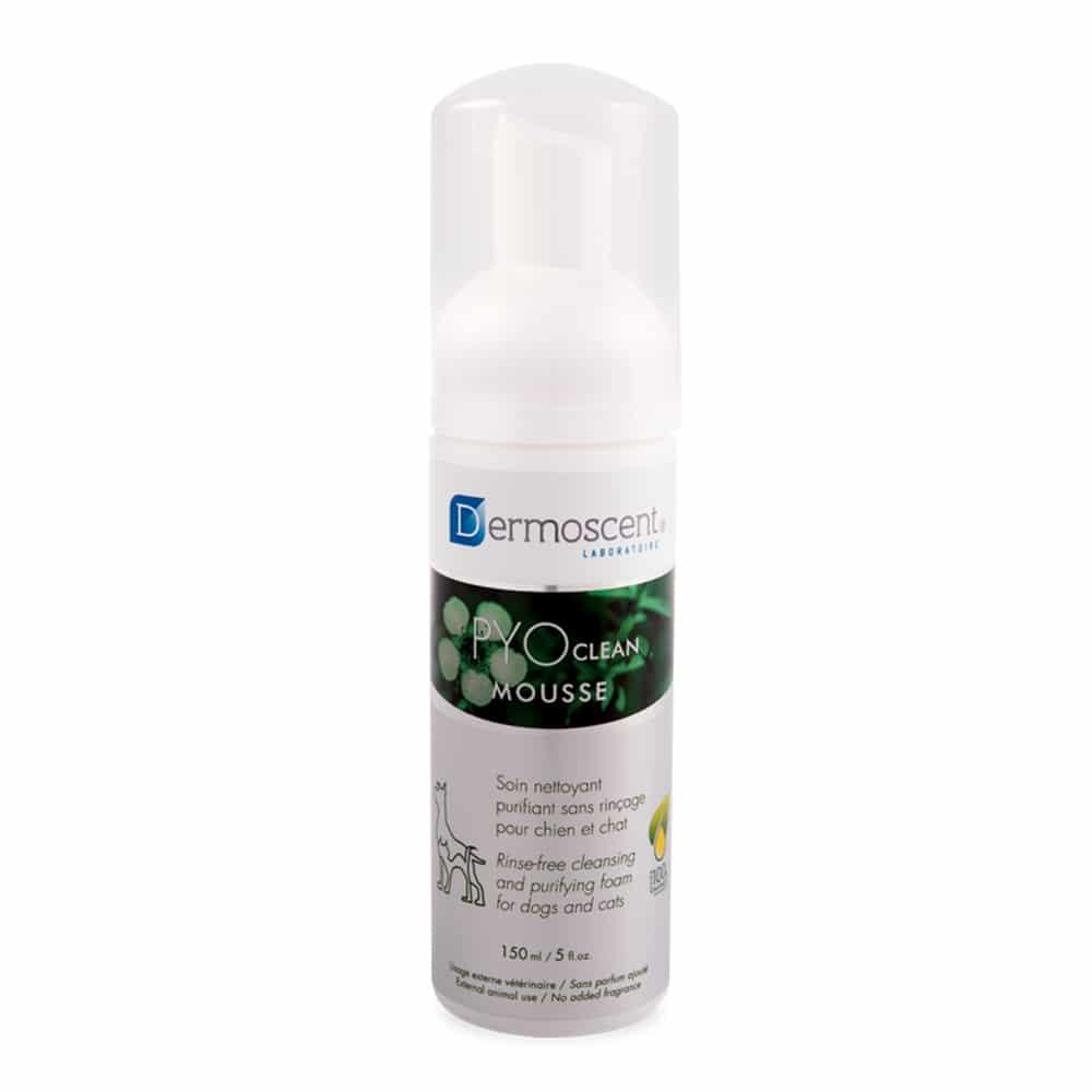 Мус для контролю шкірних інфекцій у кішок та собак, Dermoscent PYOclean Mousse 150 мл
