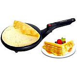Млинець електричний CREPE MAKER. QR-188 Колір: чорний, фото 8