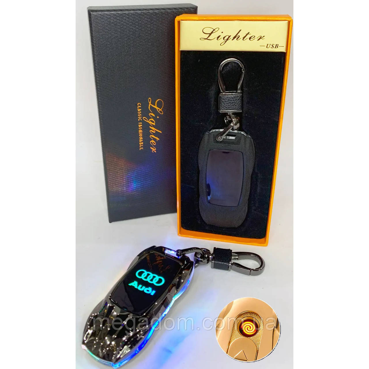 Запальничка на подарунок електрична HL-467, Вічна запальничка usb з акумулятором, PE-420 Запальничка вічна