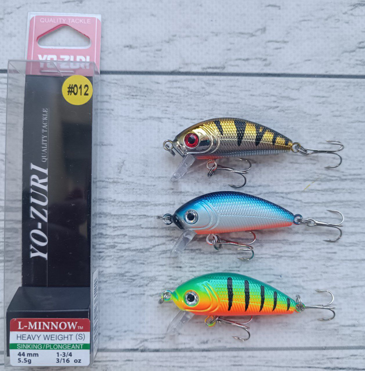 Набір Воблерів Columbia L-MINNOW 44S 5.5гр 3шт
