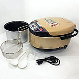 Чудова мультиварка Rainberg RB-6207 1500 Вт 6 л, Мультиварка 5 л для готування, Мультиварки QR-434 5 літрів, фото 5