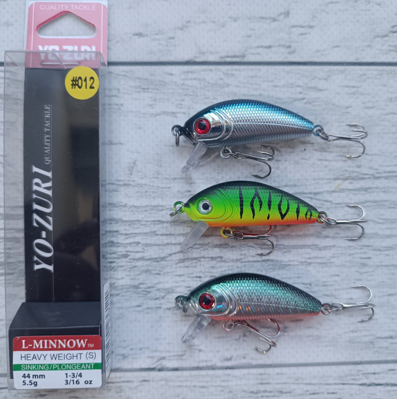 Набір Воблерів Columbia L-MINNOW 44S 5.5гр 3шт