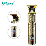 Електробритва з насадками для бороди VGR V-073, Тример для скронь, Машинка для стрижки OQ-764 для дому, фото 10