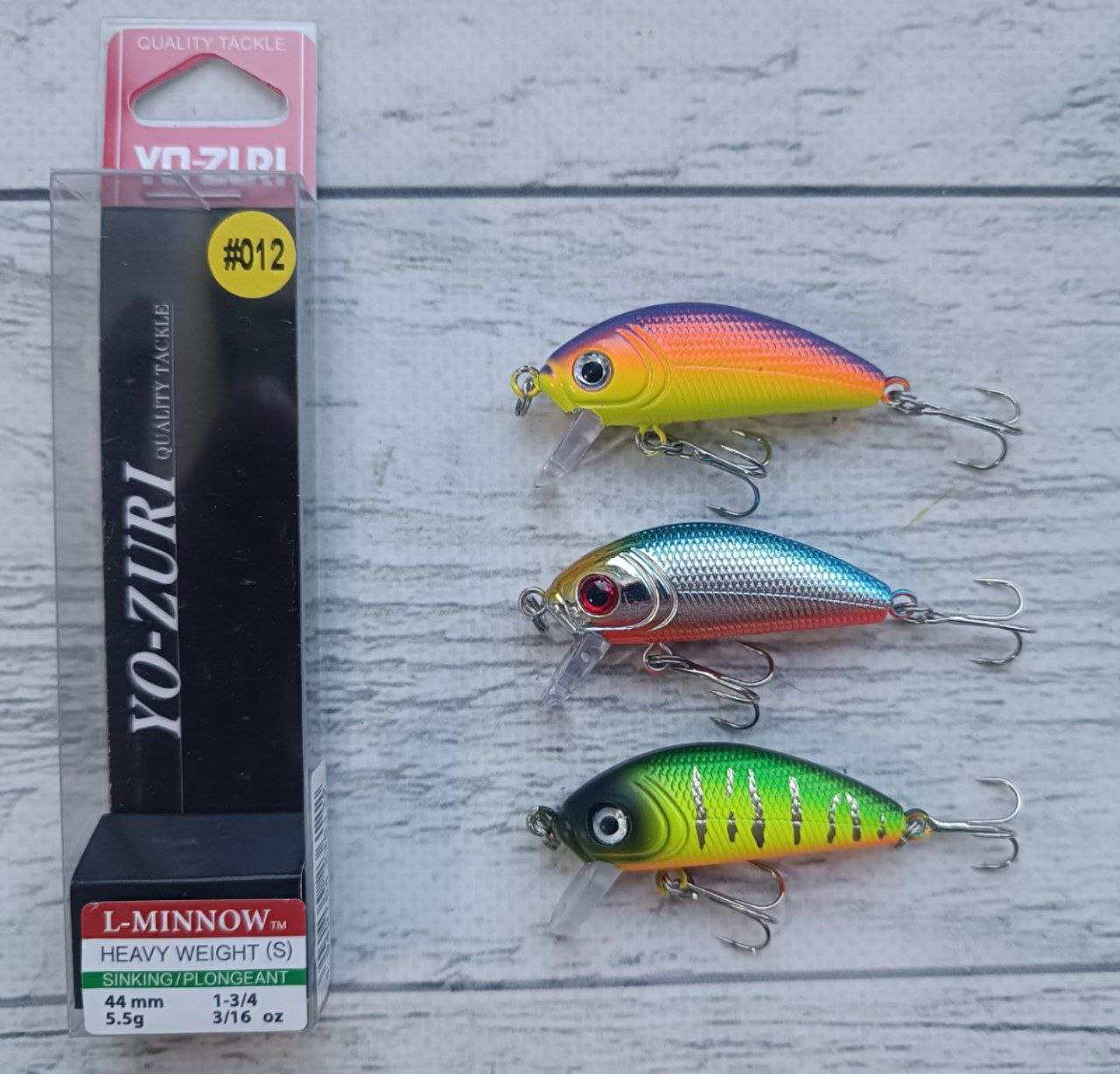 Воблери Columbia L-MINNOW 44S 5.5гр Набір 3шт