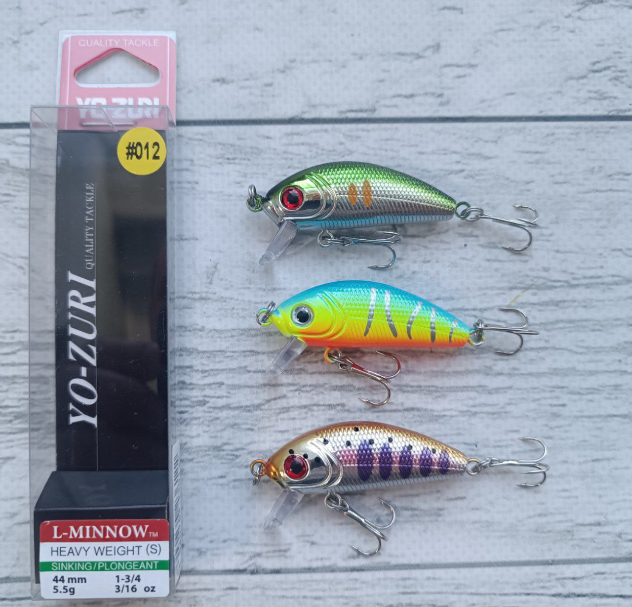 Воблери Columbia L-MINNOW 44S 5.5гр Набір 3шт